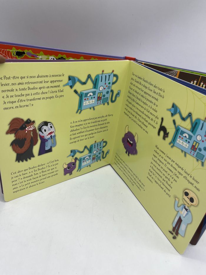 Mon livre Carrousel La maison Hantée Livre Pop UP avec figurine spécial Halloween Neuf - photo numéro 6