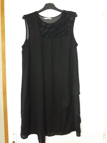 LFT robe noire fluide taille L