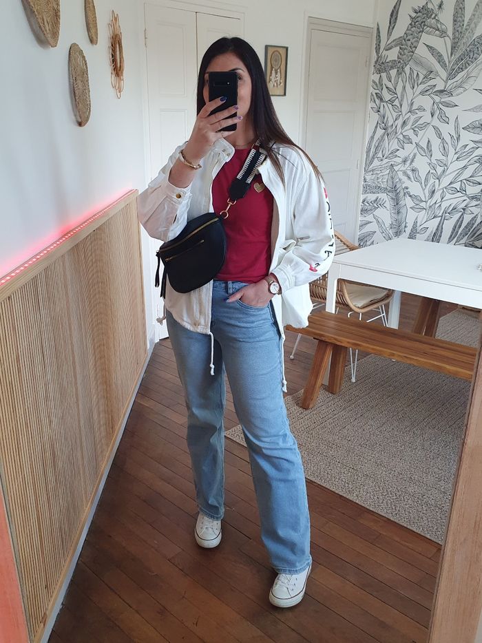 Sac banane Hollywood simili cuir noir - photo numéro 5