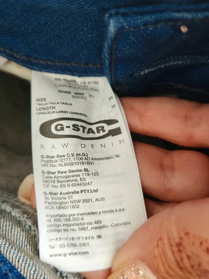🟦 Jean G-Star Raw Lynn Bootlegs Femme - Taille 34 - photo numéro 7