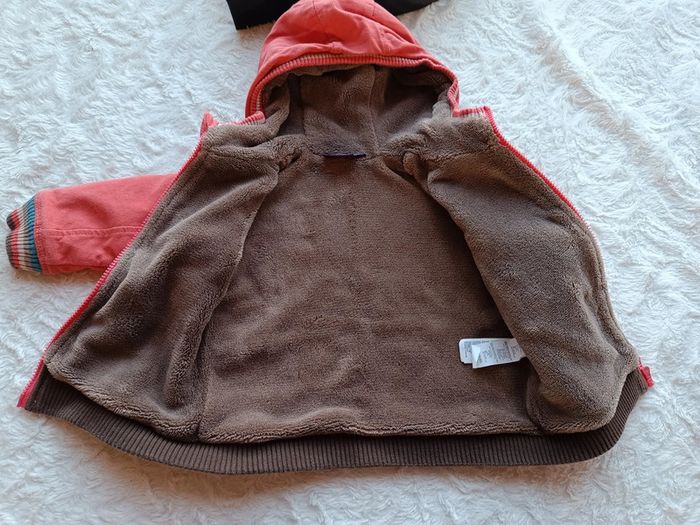 Veste gilet à capuche doublée chaud Garçon 9 mois Sergent major - photo numéro 8