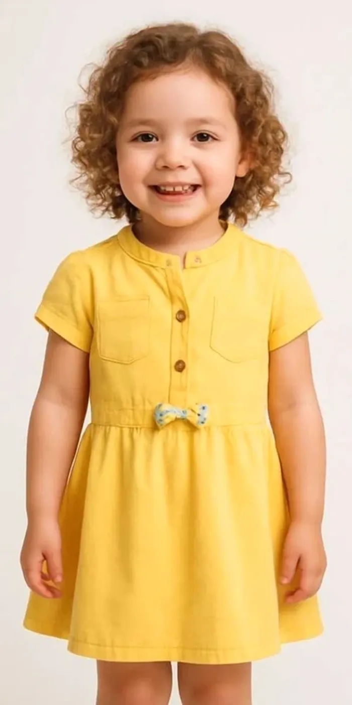 Robe jaune 23 mois obaibi