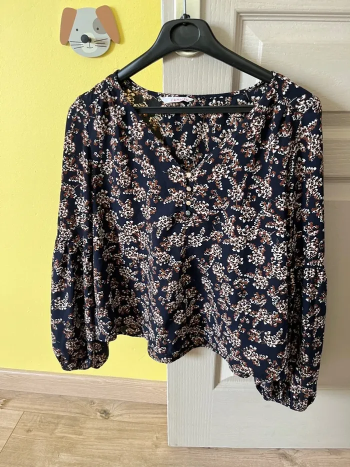 Blouse manches longues camaïeu