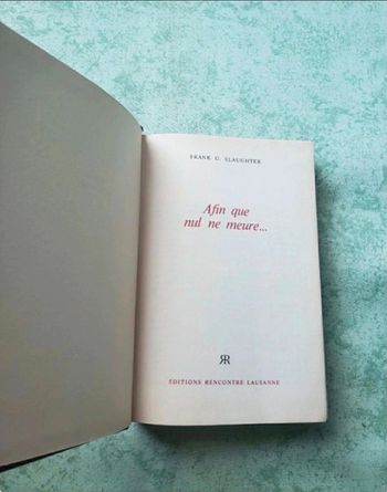 Livre afin que nul ne meure