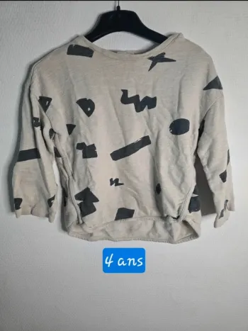 Pull à motif Zara