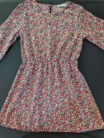 Belle robe patineuse fleurie