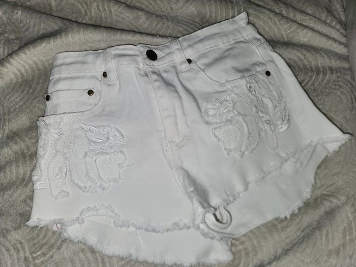 Short jeans blanc Taille 34