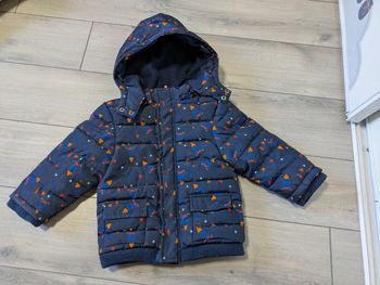 Manteau doudoune mixte 18 mois orchestra bleu marine