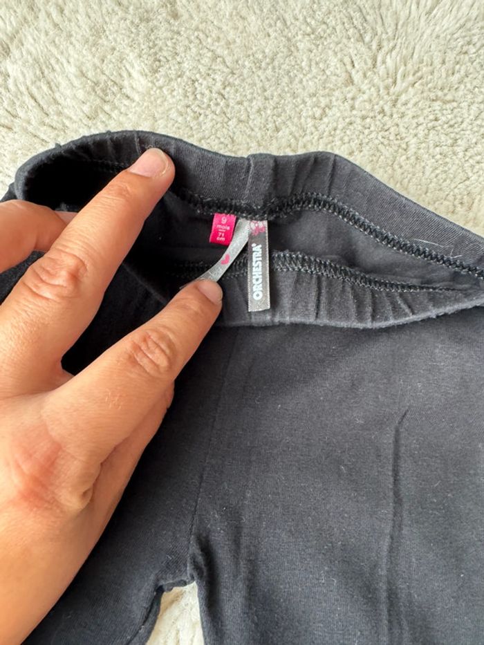 👖 lot jeans pantalons - bébé fille- baby girl - 9 mois- kitchoun très bon état - photo numéro 13