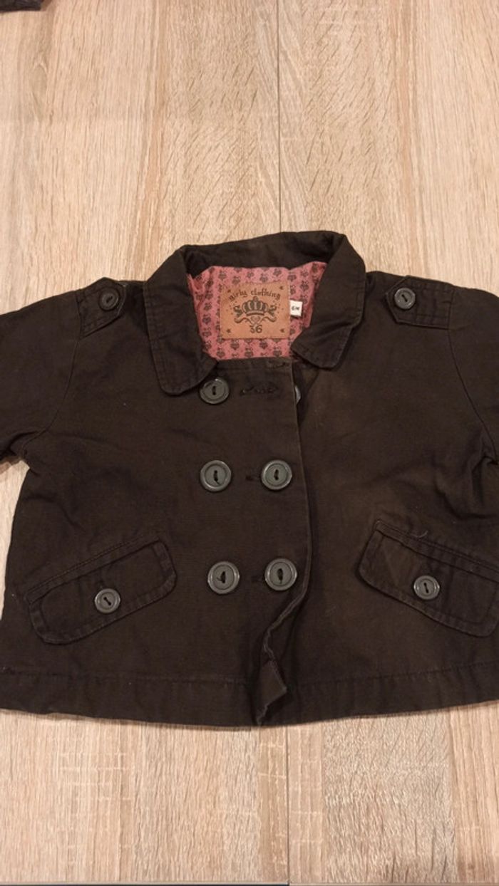 Veste mi saison bébé fille