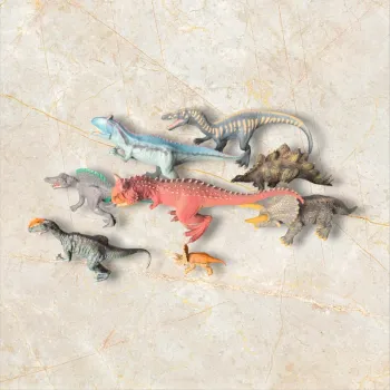 Lot de 8 figurines dinosaures Schleich,papo
