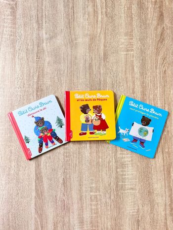 3 livres Petit Ours Brun