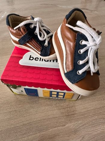 🌸 Chaussures montantes pour bébé garçon en cuir 🌸