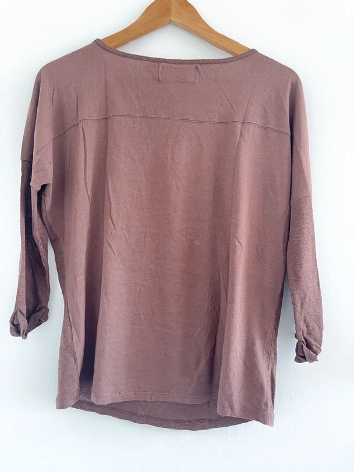 Haut marron Zara - photo numéro 6