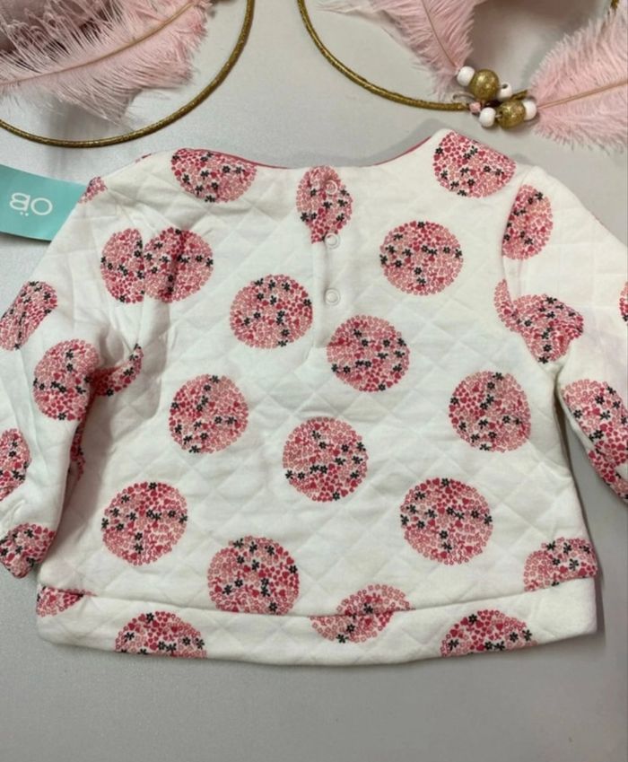 Pull bébé fille - neuf - Obaïbi - Taille 6 mois - photo numéro 4