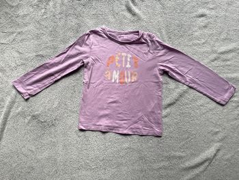 Tee shirt manches longues fille, 4 ans