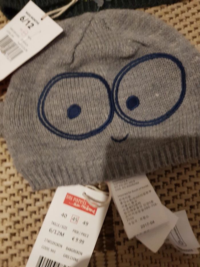 Bonnet neuf 6-12 mois - photo numéro 2