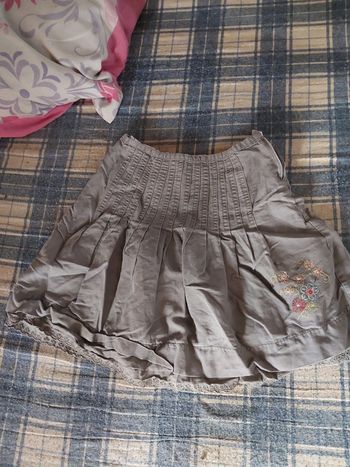 Jupe courte grise Sergent major taille 7 ans