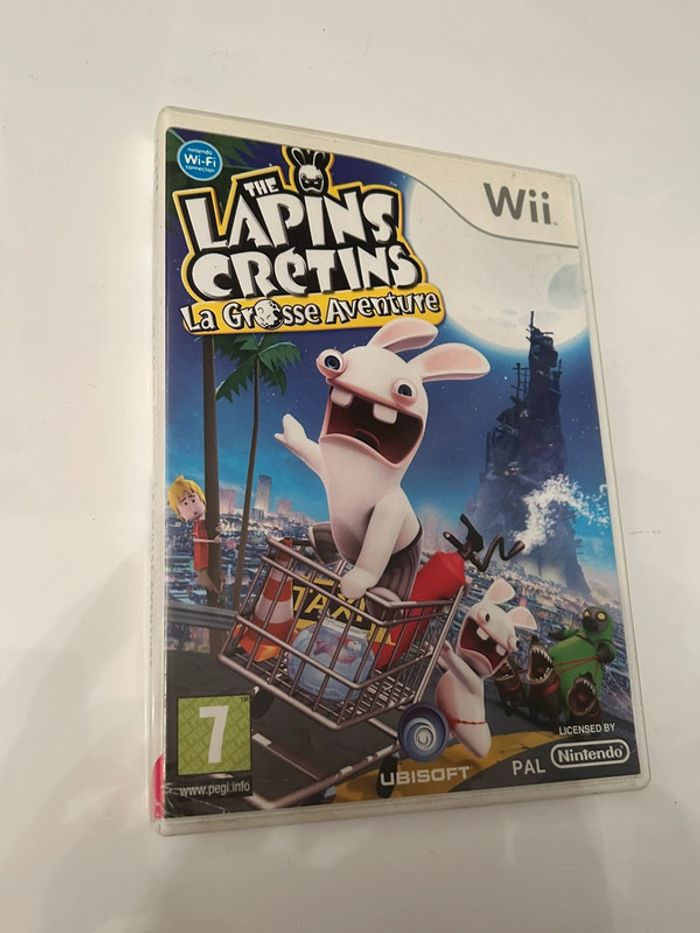 Jeu Nintendo Wii Lapins Crétins La grosse aventure - photo numéro 2