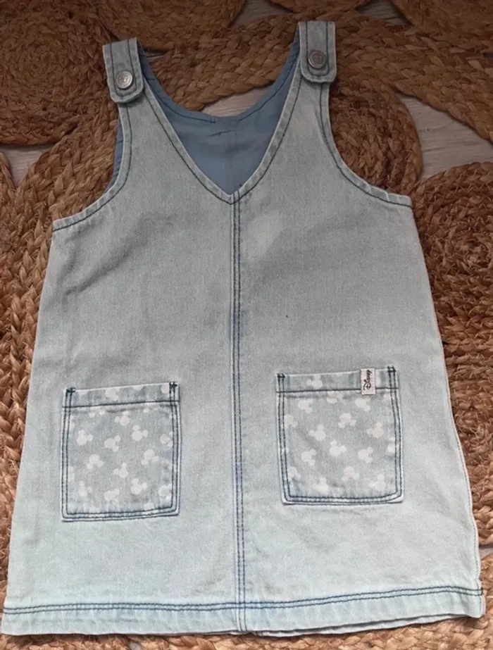 Robe jean effet délavé Minnie 24m - photo numéro 2