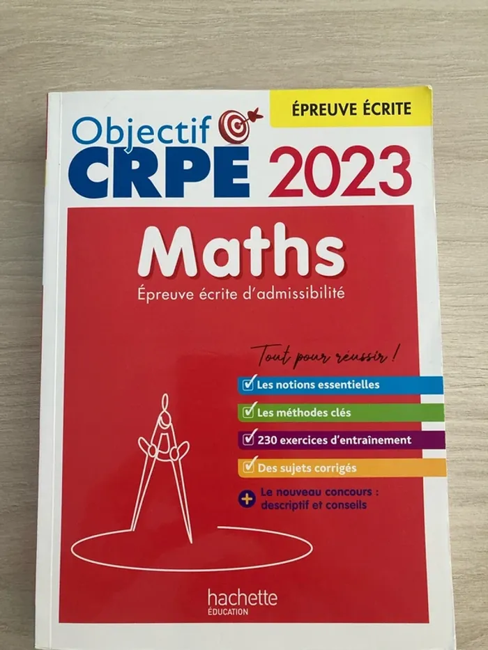 CRPE 2023 – Maths Hachette Éducation