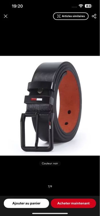 Ceinture pour homme 