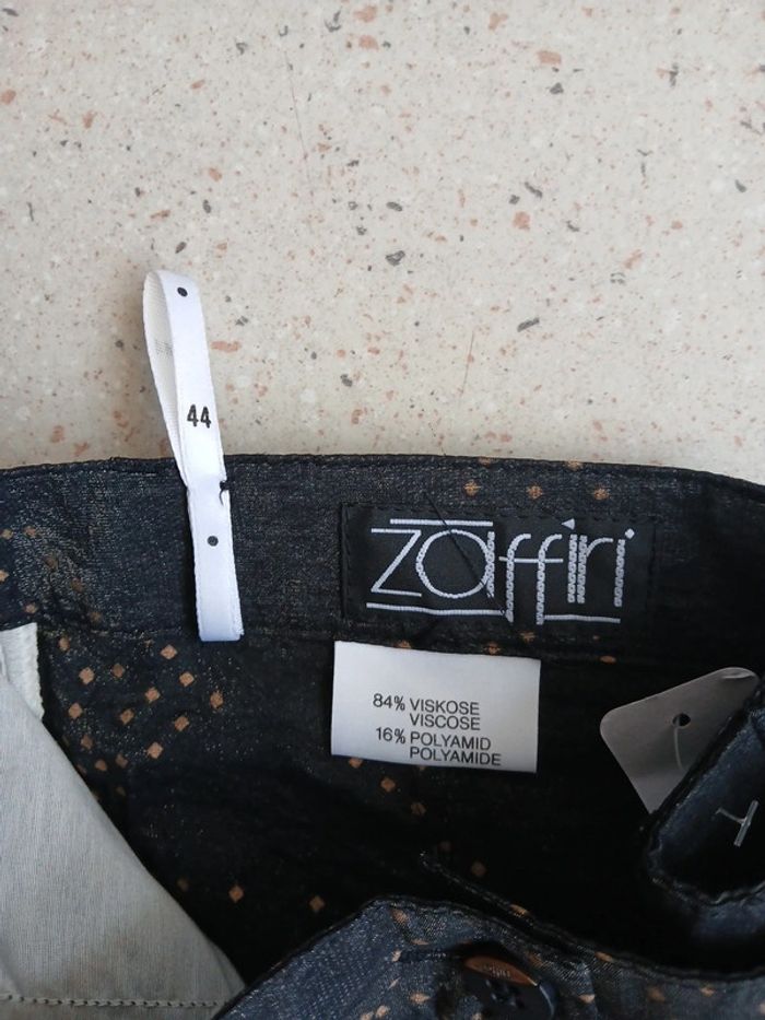 Pantalon léger à motifs et pois dorés - photo numéro 4