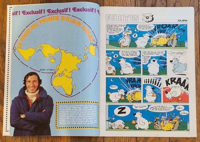 Ancien magazine Tintin n°37 l'hebdotimiste poster Brigitte bardot 1973 vintage - photo numéro 4