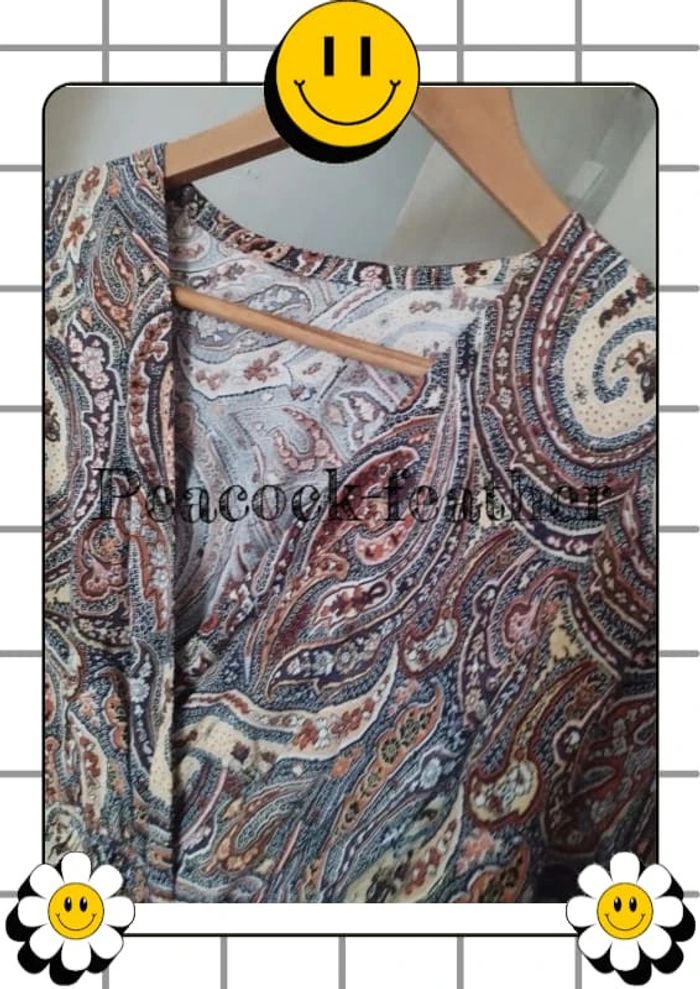 Robe longue marron TU l'effet péi - photo numéro 6