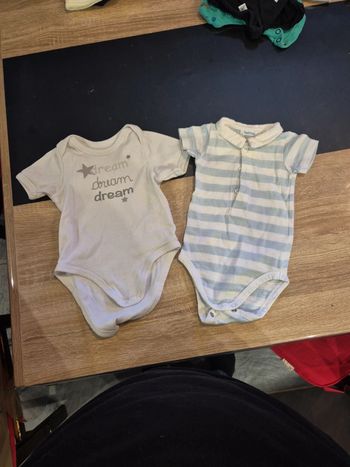 Lot de 2 bodys