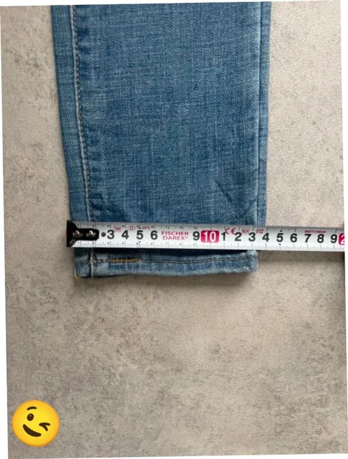 Jeans Levi's 711 W28 FR38 L32 coupe skinny bleu Femme women pan651b - photo numéro 6