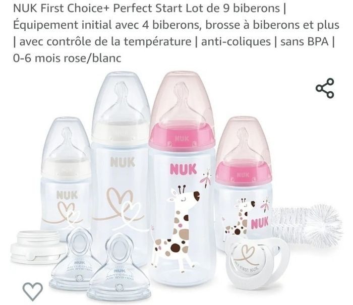Lot biberons Nuk ou à l'unité 5€ - photo numéro 4