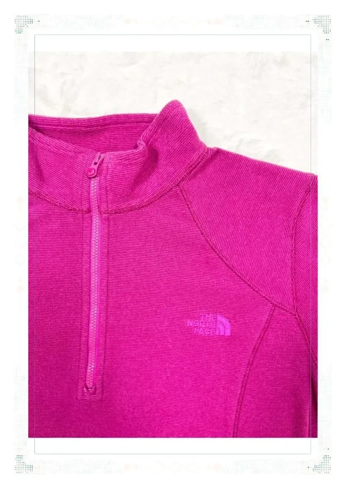 The North Face polaire demi zip rose femme taille L polyester - photo numéro 5