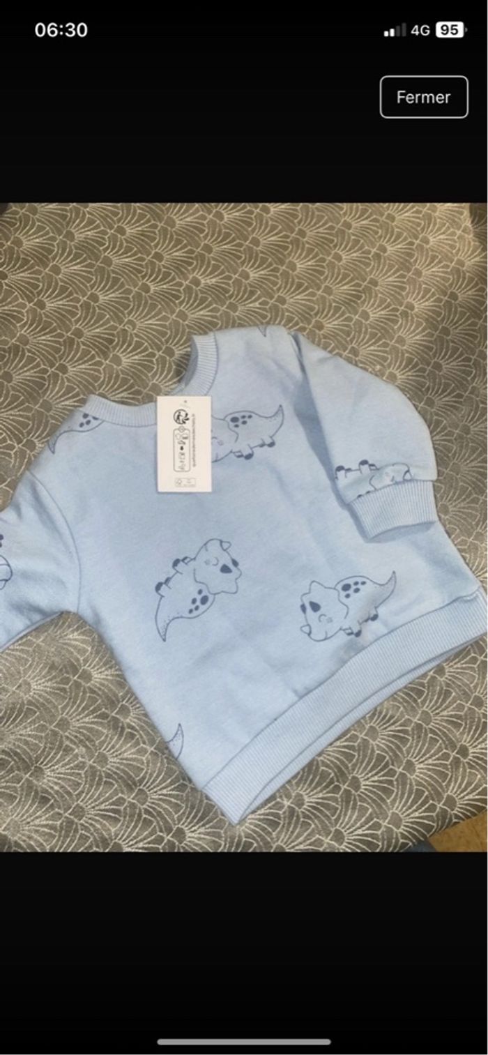 Pull bleu
