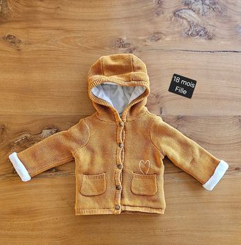 Veste chaude bébé fille 
