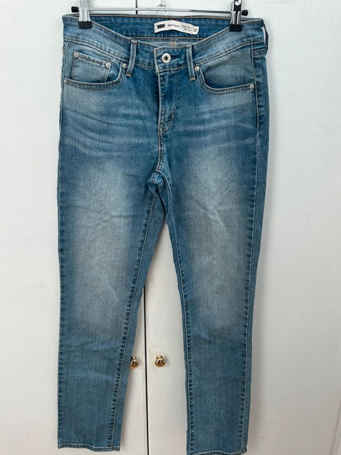 Jean Levi’s Levis - demi curve slim leg - bleu w27l32 taille 36
