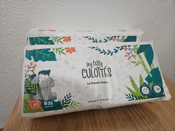 2 paquets de couches les petits culottés taille 6