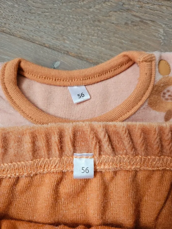 Pyjama velours mixte 1/3mois - photo numéro 4