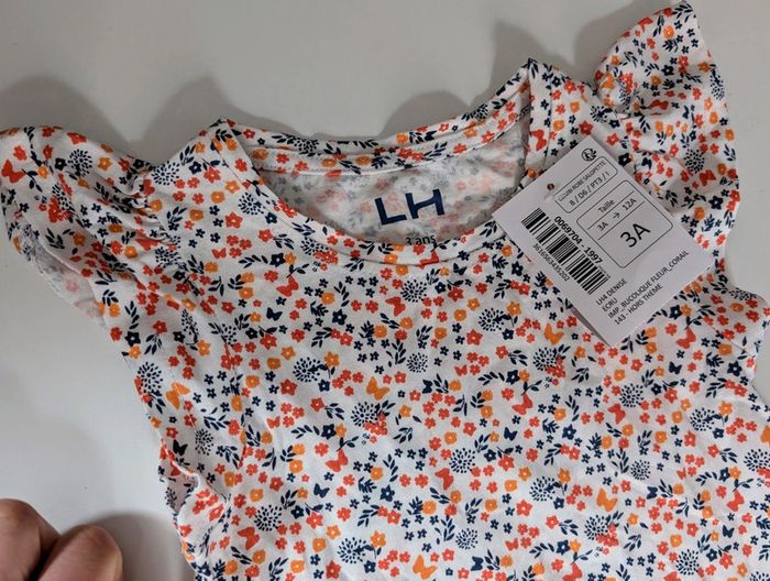 Robe imprimée floral La Halle 3 ans neuf - photo numéro 2