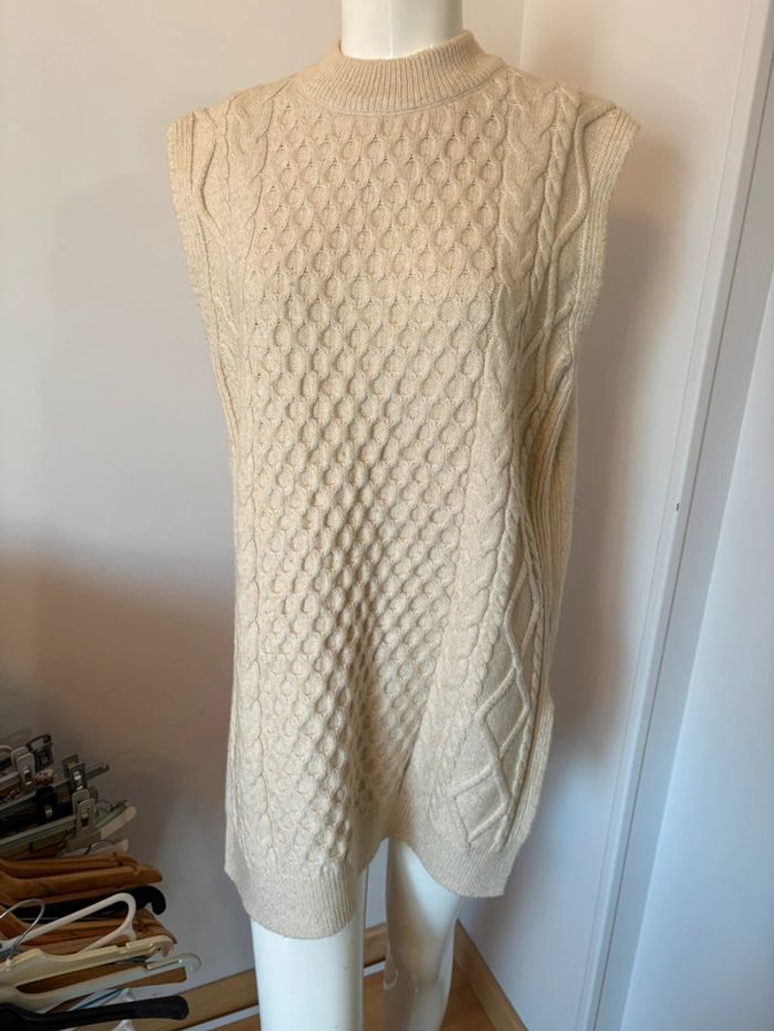 Pull long sans manches