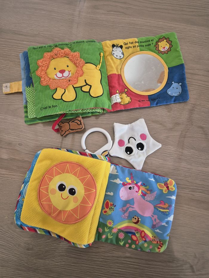 Lot de 2 livres d’éveil en tissu - photo numéro 2