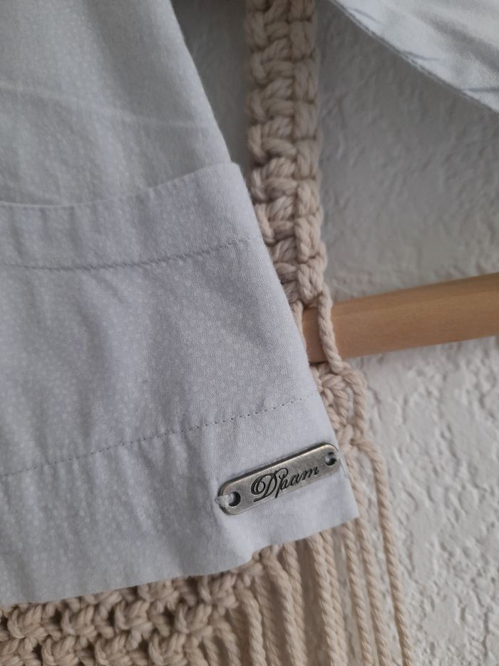 Jolie blouse bleu clair DPAM 3 ans - photo numéro 2