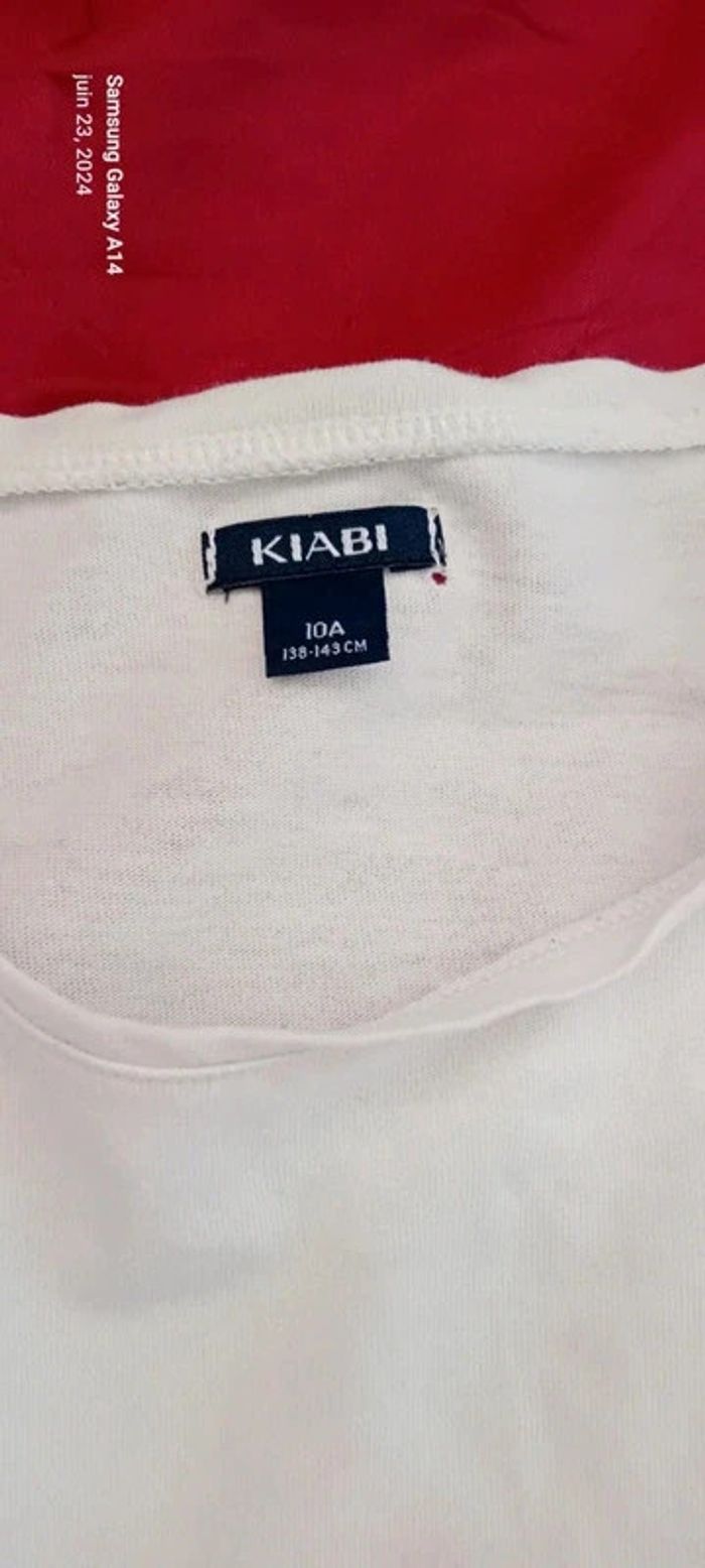 Tee-shirt été thème pastèque fille 10 ans kiabi - photo numéro 7