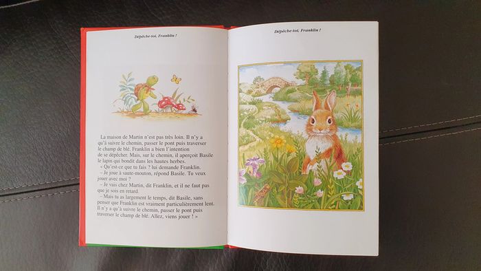 Livre " Dépêche-toi Franklin " , collection la bibliothèque Hachette des Petits. - photo numéro 8