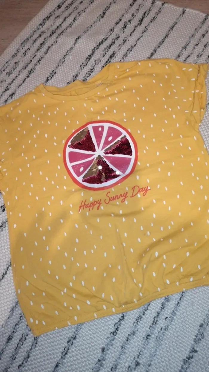 Tee-shirt moutarde