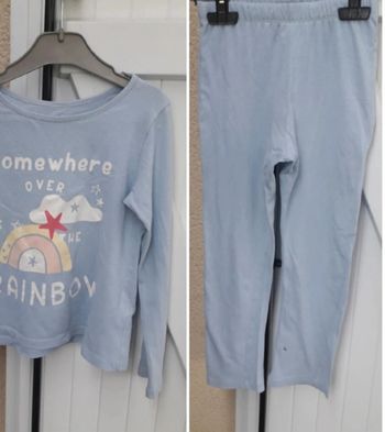 pyjama filles tex basic 5/6 ans 