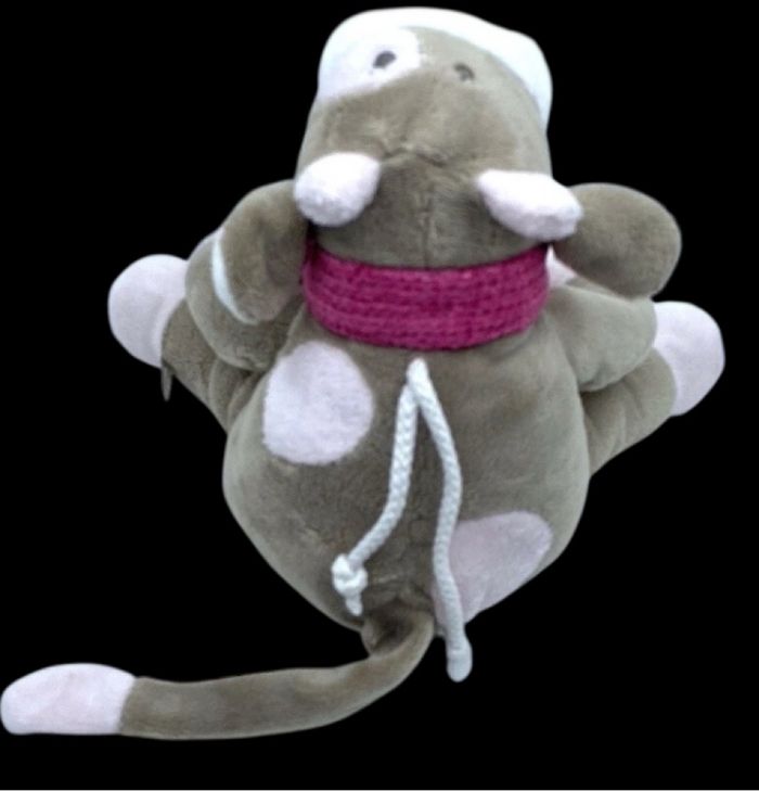 ❤️Doudou Peluche Musical NOUKIE'S Noukies Vache Rose Beige Marron Lune - photo numéro 3