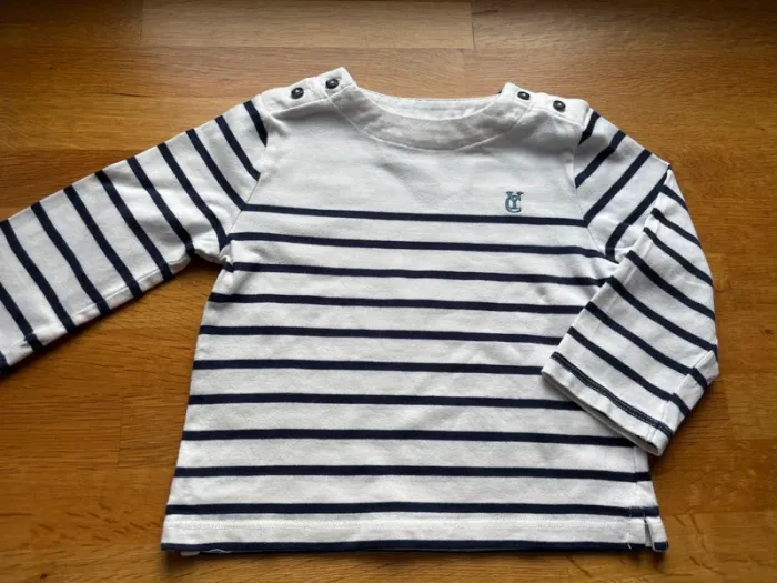 T-shirt ML Cyrillus 18 mois garçon