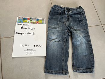 Pantalon garçon 18 mois