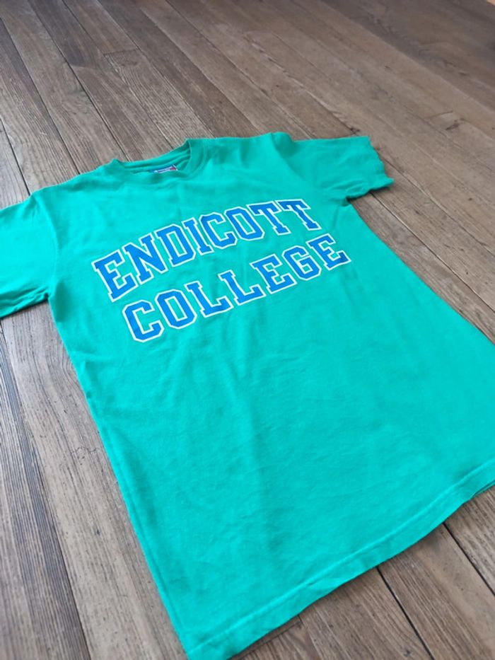 T-shirt vintage Champion USA 90s endicott collège S - photo numéro 5